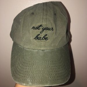 Not Your Babe Baseball Cap